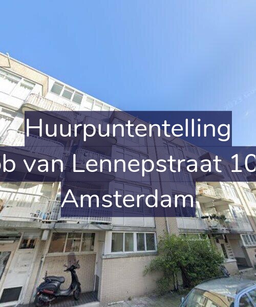 Foto gevel Huurpuntentelling voor Jacob van Lennepstraat 102-C, Amsterdam