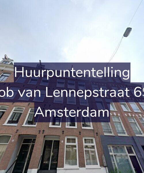 Foto gevel Huurpuntentelling voor Jacob van Lennepstraat 69-2, Amsterdam
