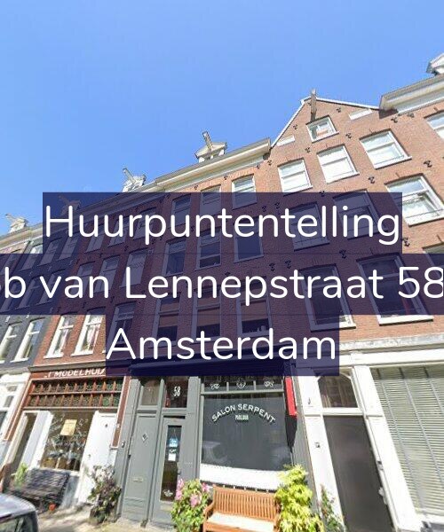 Foto gevel Huurpuntentelling voor Jacob van Lennepstraat 58-1A, Amsterdam