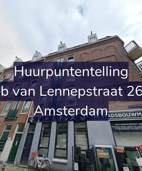 Foto gevel Huurpuntentelling voor Jacob van Lennepstraat 263-A, Amsterdam