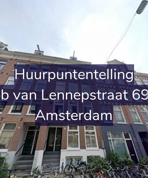 Foto gevel Huurpuntentelling voor Jacob van Lennepstraat 69-3A, Amsterdam