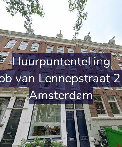 Foto gevel Huurpuntentelling voor Jacob van Lennepstraat 25-F, Amsterdam