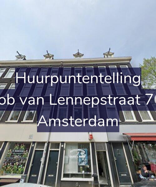 Foto gevel Huurpuntentelling voor Jacob van Lennepstraat 70-1, Amsterdam