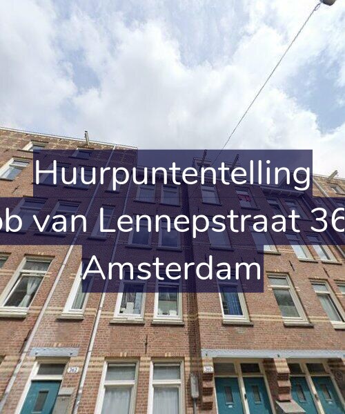 Foto gevel Huurpuntentelling voor Jacob van Lennepstraat 360-3, Amsterdam