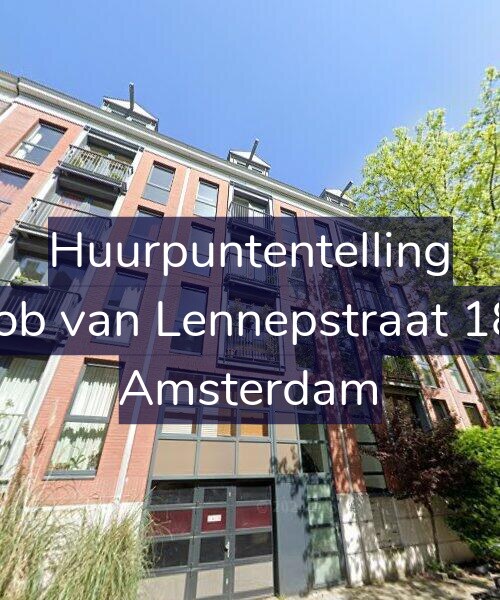 Foto gevel Huurpuntentelling voor Jacob van Lennepstraat 18-B, Amsterdam