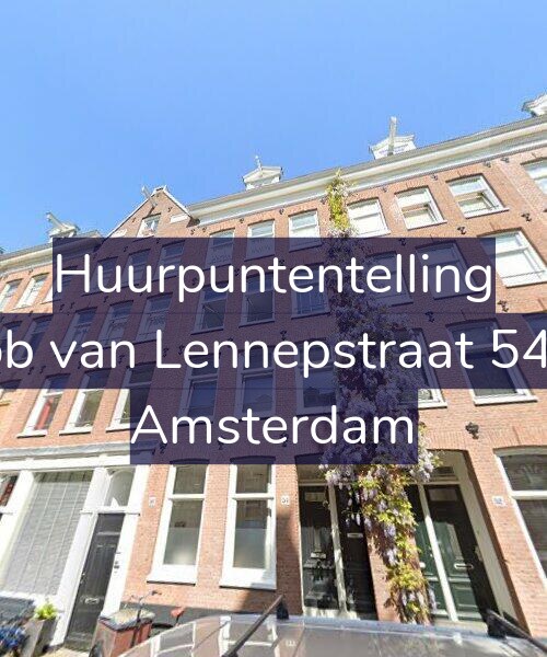 Foto gevel Huurpuntentelling voor Jacob van Lennepstraat 54-3V, Amsterdam