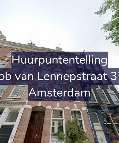 Foto gevel Huurpuntentelling voor Jacob van Lennepstraat 37-3, Amsterdam