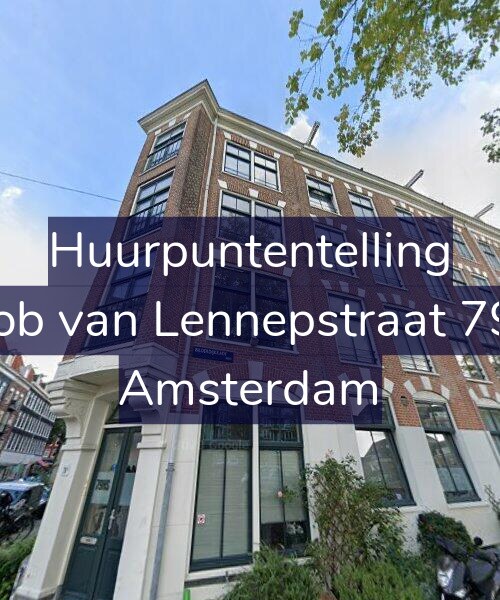 Foto gevel Huurpuntentelling voor Jacob van Lennepstraat 79-O, Amsterdam