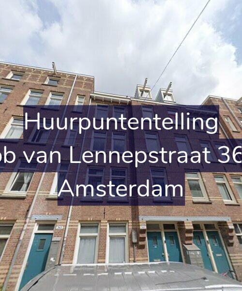 Foto gevel Huurpuntentelling voor Jacob van Lennepstraat 360-1, Amsterdam