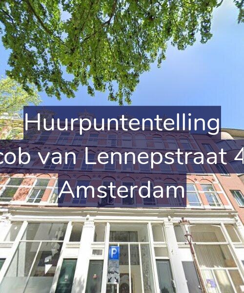 Foto gevel Huurpuntentelling voor Jacob van Lennepstraat 4-3, Amsterdam