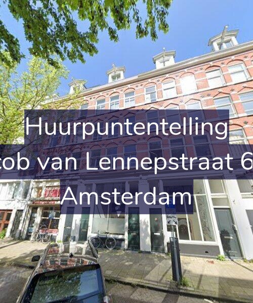 Foto gevel Huurpuntentelling voor Jacob van Lennepstraat 6-H, Amsterdam