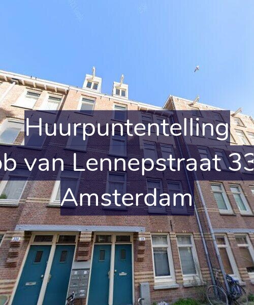 Foto gevel Huurpuntentelling voor Jacob van Lennepstraat 334-3, Amsterdam