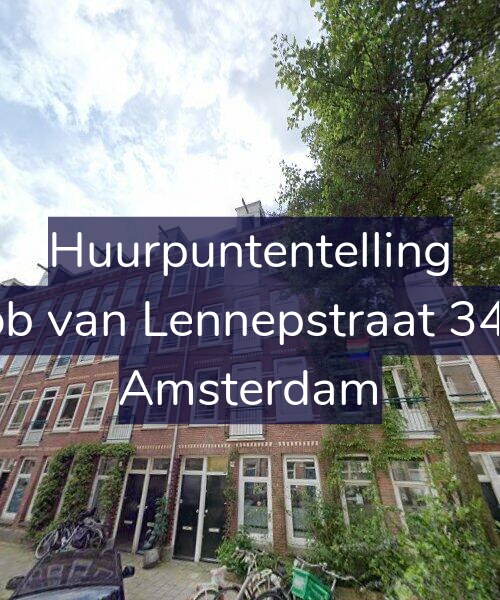 Foto gevel Huurpuntentelling voor Jacob van Lennepstraat 349-1, Amsterdam