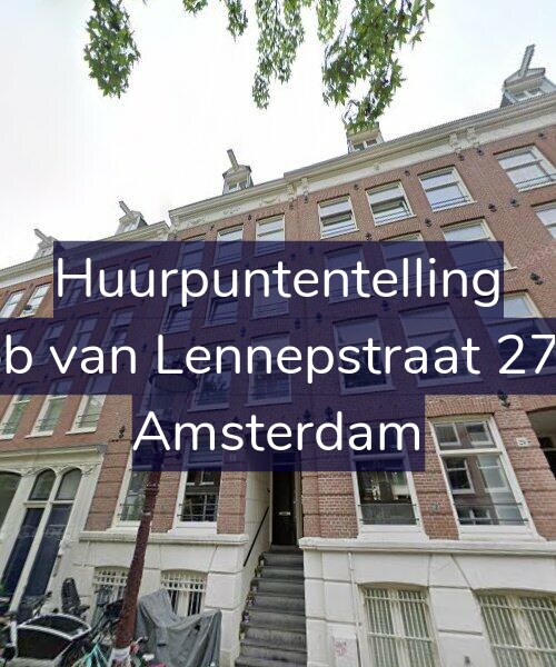 Foto gevel Huurpuntentelling voor Jacob van Lennepstraat 27-2A, Amsterdam