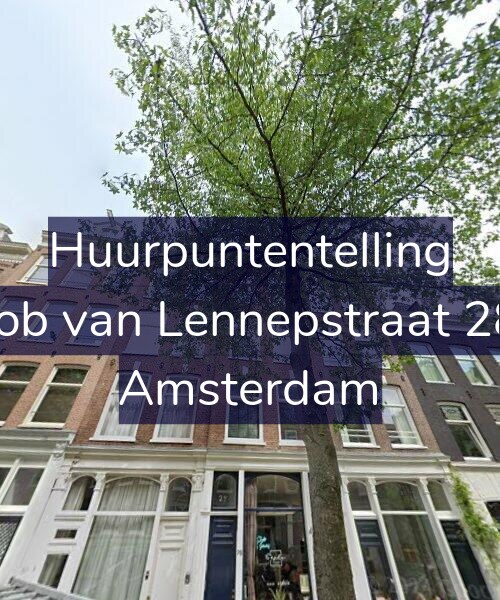 Foto gevel Huurpuntentelling voor Jacob van Lennepstraat 28-3, Amsterdam