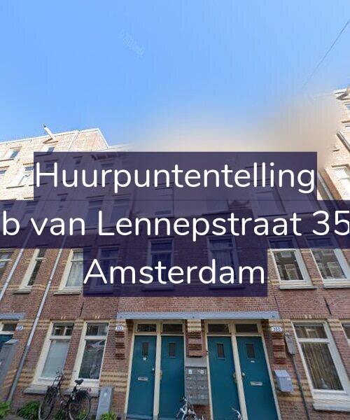 Foto gevel Huurpuntentelling voor Jacob van Lennepstraat 352-H, Amsterdam