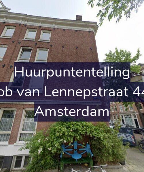 Foto gevel Huurpuntentelling voor Jacob van Lennepstraat 44-H, Amsterdam