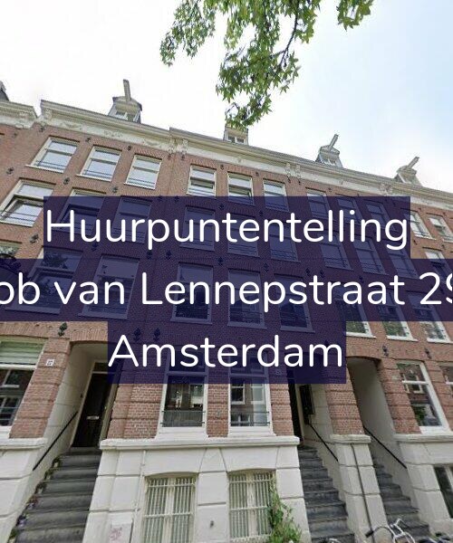 Foto gevel Huurpuntentelling voor Jacob van Lennepstraat 29-G, Amsterdam