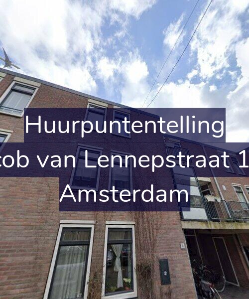 Foto gevel Huurpuntentelling voor Jacob van Lennepstraat 105, Amsterdam