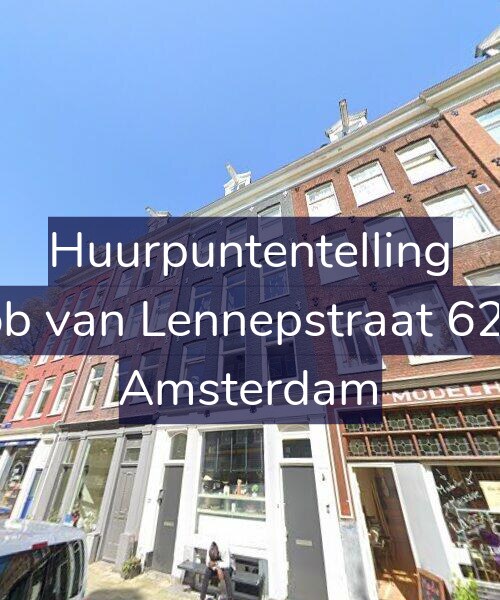 Foto gevel Huurpuntentelling voor Jacob van Lennepstraat 62-3V, Amsterdam