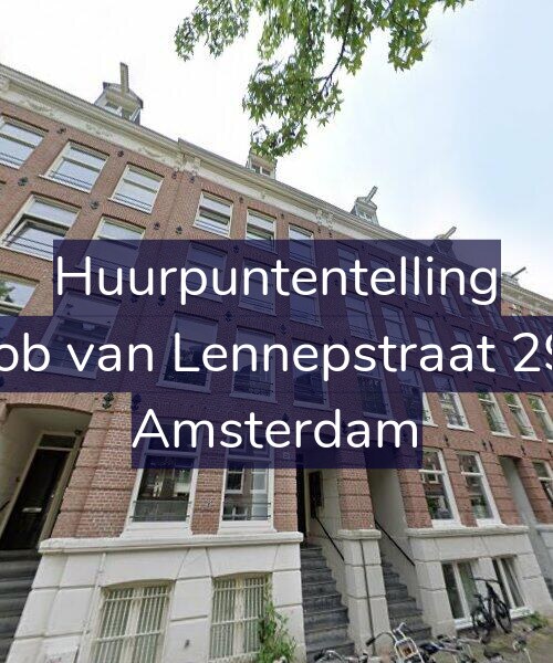 Foto gevel Huurpuntentelling voor Jacob van Lennepstraat 29-C, Amsterdam