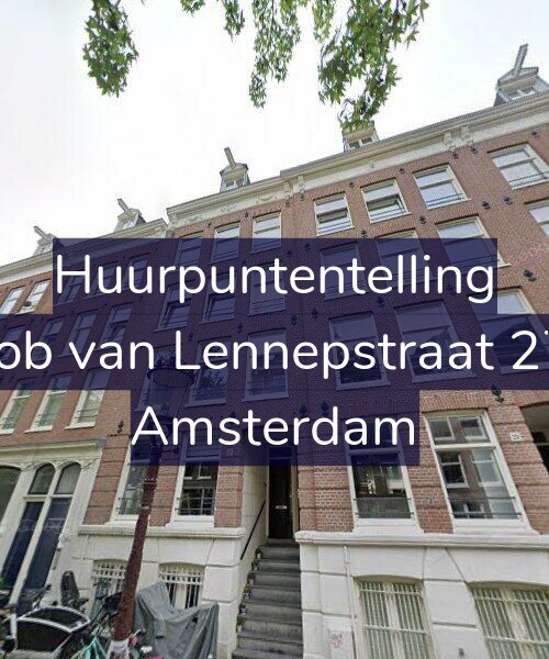 Foto gevel Huurpuntentelling voor Jacob van Lennepstraat 27-4, Amsterdam
