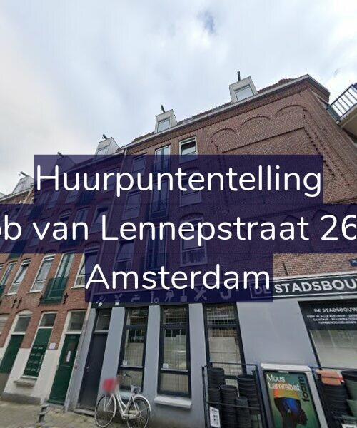 Foto gevel Huurpuntentelling voor Jacob van Lennepstraat 263-B, Amsterdam