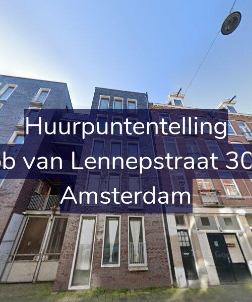 Foto gevel Huurpuntentelling voor Jacob van Lennepstraat 309-B, Amsterdam