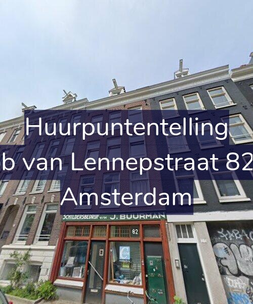 Foto gevel Huurpuntentelling voor Jacob van Lennepstraat 82-2A, Amsterdam
