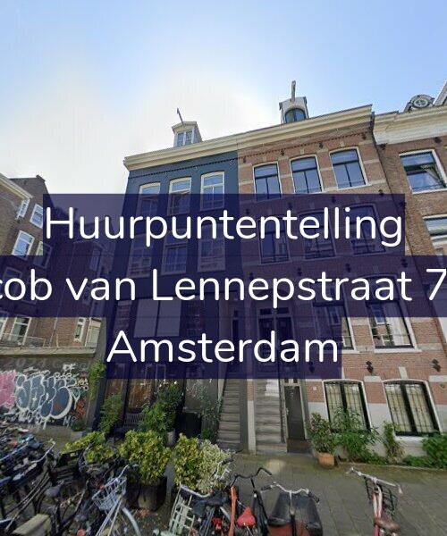 Foto gevel Huurpuntentelling voor Jacob van Lennepstraat 7-H, Amsterdam