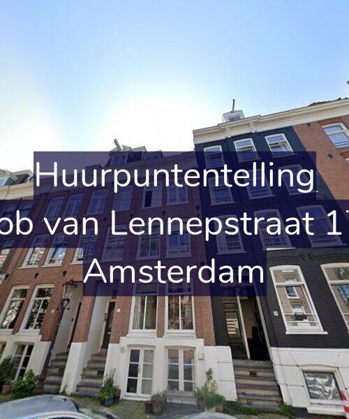 Foto gevel Huurpuntentelling voor Jacob van Lennepstraat 17-1, Amsterdam