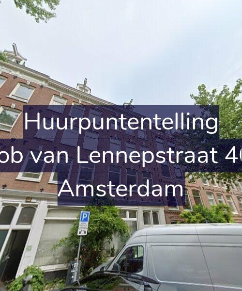 Foto gevel Huurpuntentelling voor Jacob van Lennepstraat 40-1, Amsterdam