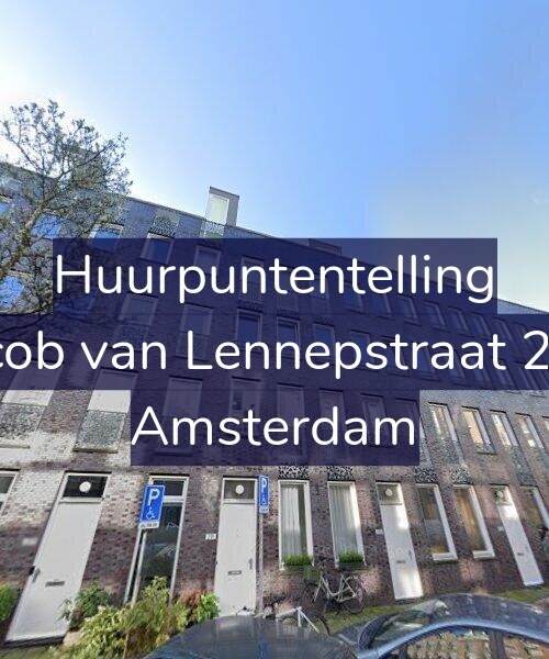 Foto gevel Huurpuntentelling voor Jacob van Lennepstraat 291, Amsterdam