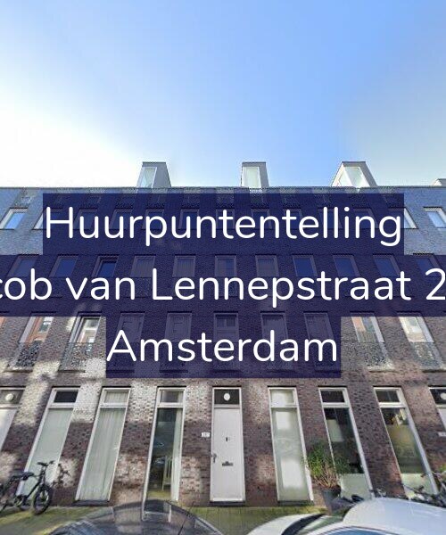 Foto gevel Huurpuntentelling voor Jacob van Lennepstraat 287, Amsterdam