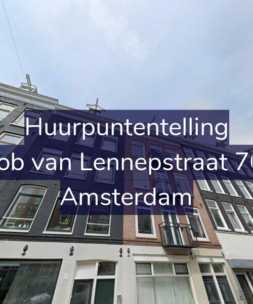 Foto gevel Huurpuntentelling voor Jacob van Lennepstraat 76-3, Amsterdam