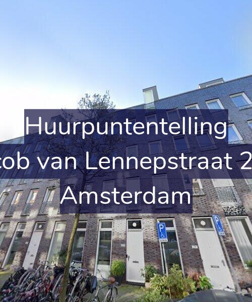 Foto gevel Huurpuntentelling voor Jacob van Lennepstraat 289, Amsterdam