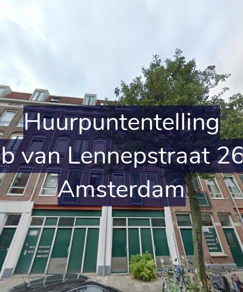 Foto gevel Huurpuntentelling voor Jacob van Lennepstraat 260-A, Amsterdam