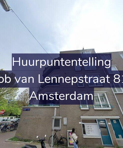 Foto gevel Huurpuntentelling voor Jacob van Lennepstraat 81-D, Amsterdam