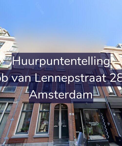 Foto gevel Huurpuntentelling voor Jacob van Lennepstraat 288-1, Amsterdam