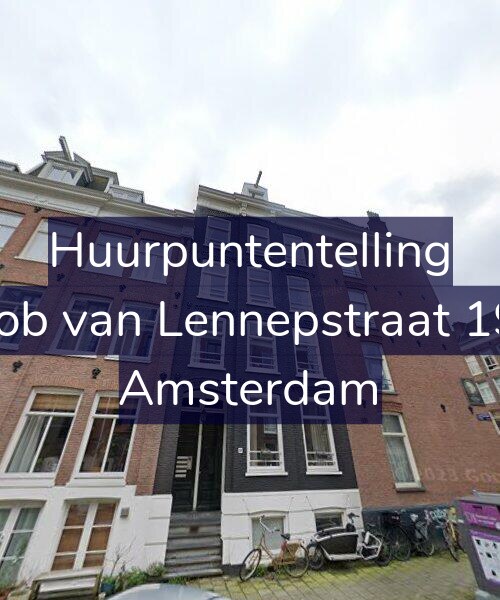 Foto gevel Huurpuntentelling voor Jacob van Lennepstraat 19-2, Amsterdam