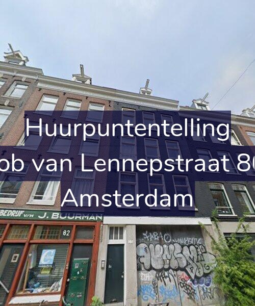 Foto gevel Huurpuntentelling voor Jacob van Lennepstraat 80-4, Amsterdam