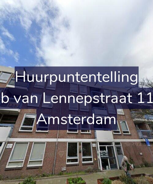 Foto gevel Huurpuntentelling voor Jacob van Lennepstraat 116-A, Amsterdam