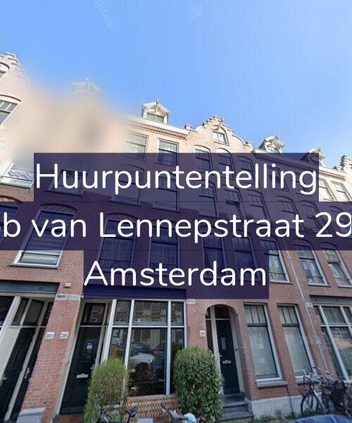 Foto gevel Huurpuntentelling voor Jacob van Lennepstraat 296-D, Amsterdam