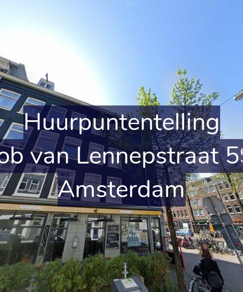 Foto gevel Huurpuntentelling voor Jacob van Lennepstraat 59-1, Amsterdam