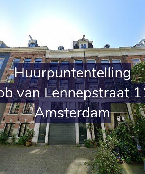 Foto gevel Huurpuntentelling voor Jacob van Lennepstraat 11-H, Amsterdam