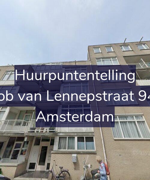 Foto gevel Huurpuntentelling voor Jacob van Lennepstraat 94-D, Amsterdam