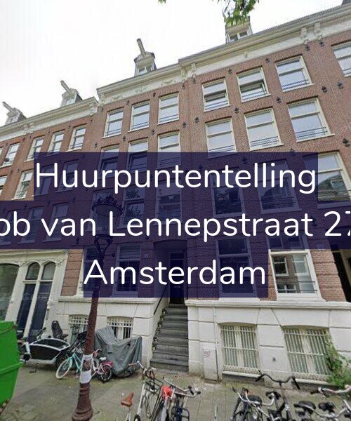 Foto gevel Huurpuntentelling voor Jacob van Lennepstraat 27-H, Amsterdam