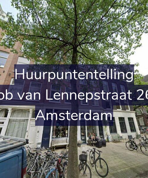 Foto gevel Huurpuntentelling voor Jacob van Lennepstraat 26-H, Amsterdam