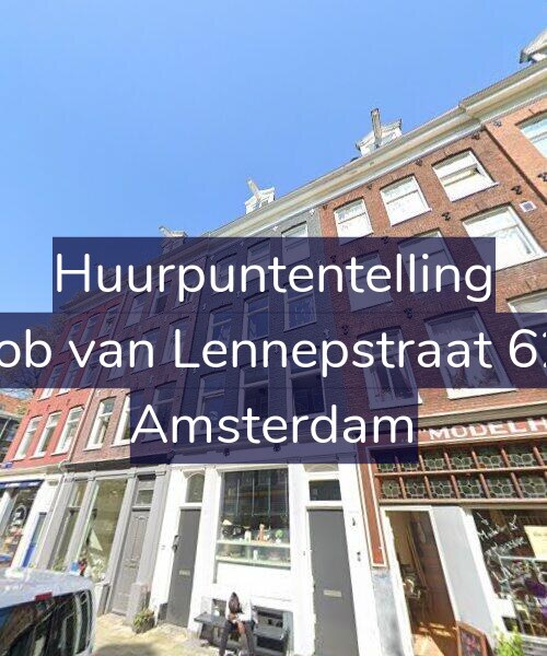 Foto gevel Huurpuntentelling voor Jacob van Lennepstraat 62-1, Amsterdam