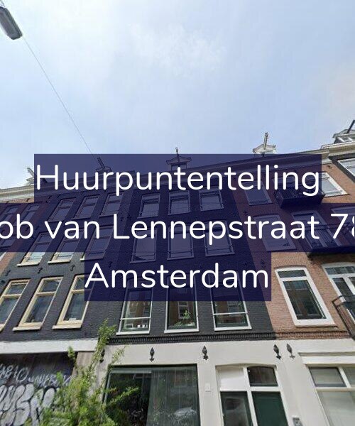 Foto gevel Huurpuntentelling voor Jacob van Lennepstraat 78-2, Amsterdam